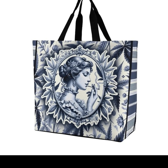 Handbags - Elegant Blue Tote Bag